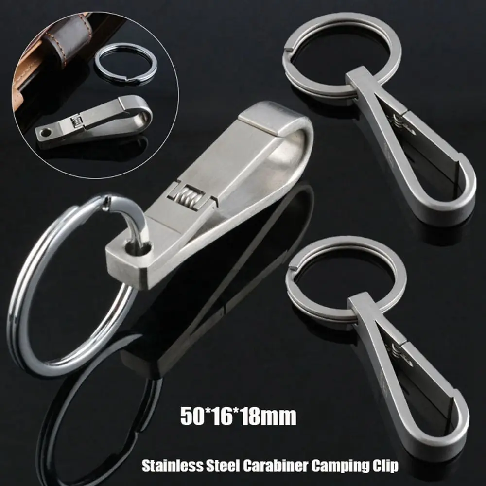 

Многофункциональный Карабин, новинка, кольцо для ключей из нержавеющей стали, подвесная Пряжка, уличный инструмент