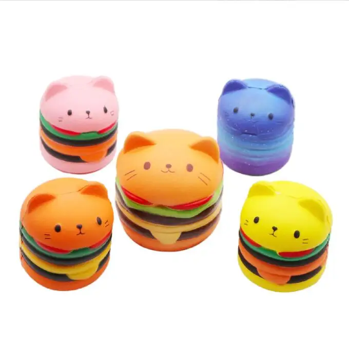 Cat Burger Squishy - & Hobbies AliExpress