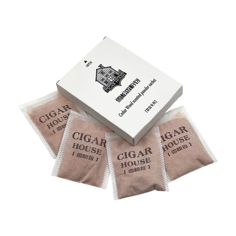 Пакет для поддержания влажности сигар, ароматизированный кедровым деревом, для выдержки, ухода и защиты от насекомых, аксессуары для сигарных хьюмидоров (art.: 3920dc1dc6363) - 3920dc1dc6363