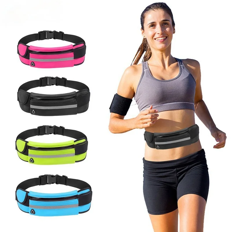 

Mini Fanny Pack for Men Women Portable Convenient USB Waist Pack Travel Multifunctional Sports Pocket Waterproof Phone Belt Bag