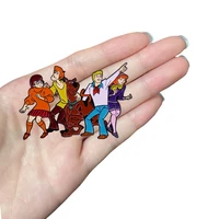 d0045 animated enamel pins collection personalized brooches for clothing backpack lapel badges fashion jewelry accessories gifts