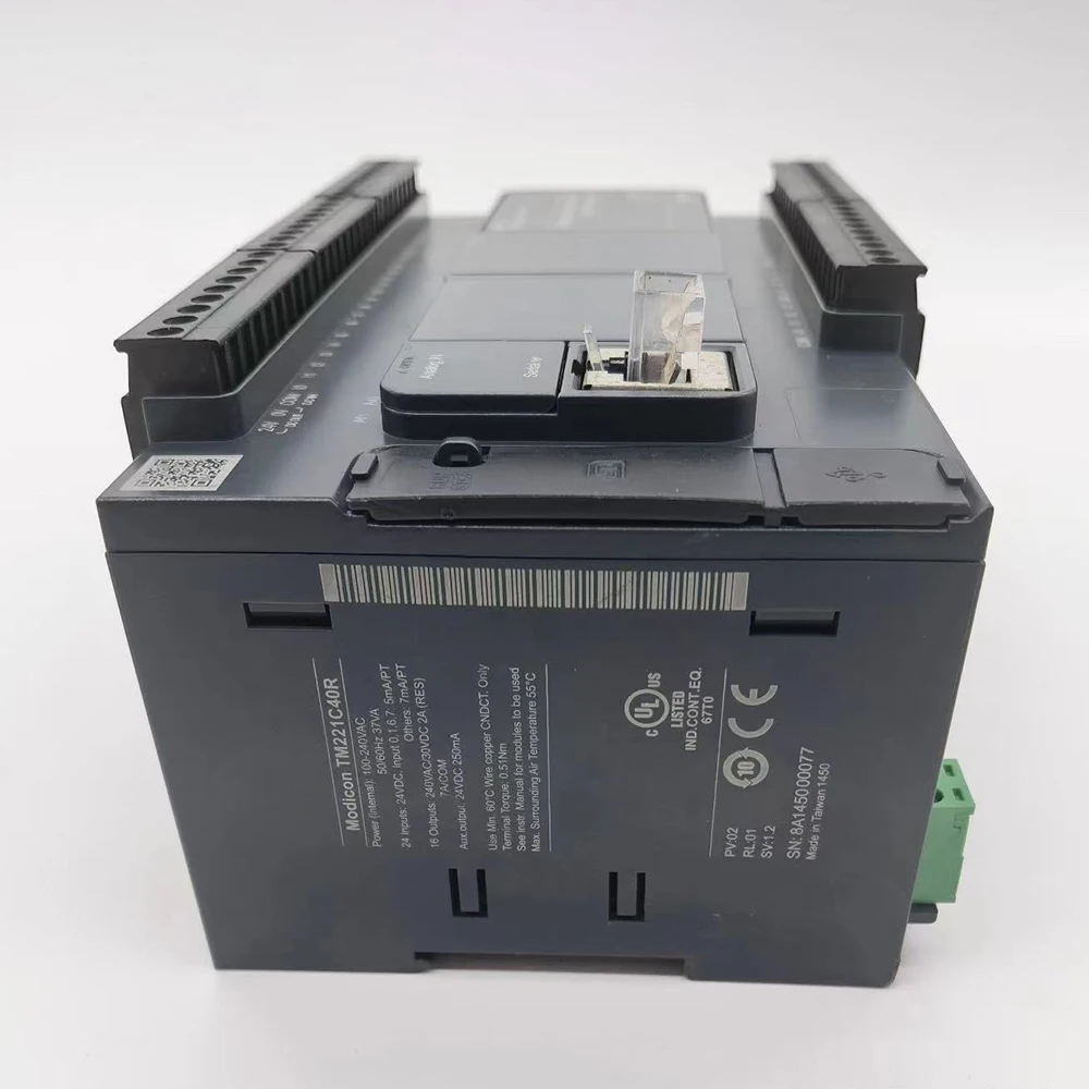 

Программируемый контроллер модуля PLC TM221C40R, промышленные детали