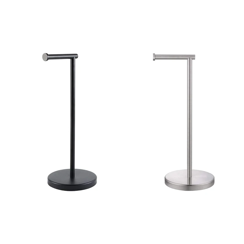 

Free Standing Toilet Paper Holder,Stainless Steel Toilet Paper Holder Stand For Kitchen, Bedroom, Bathroom