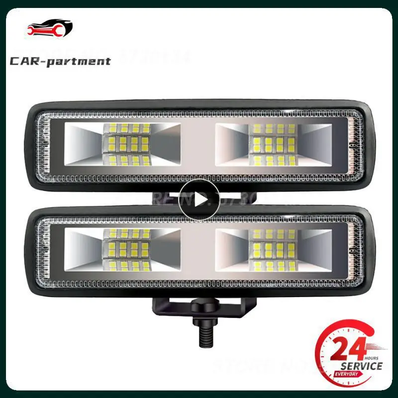 1 ~ 10 шт. супер яркие фары, прочные светодиодные рабочие фары 18 Вт, 12 В, 16 светодиодов, универсальные автомобильные фонари, портативные противотуманные фары