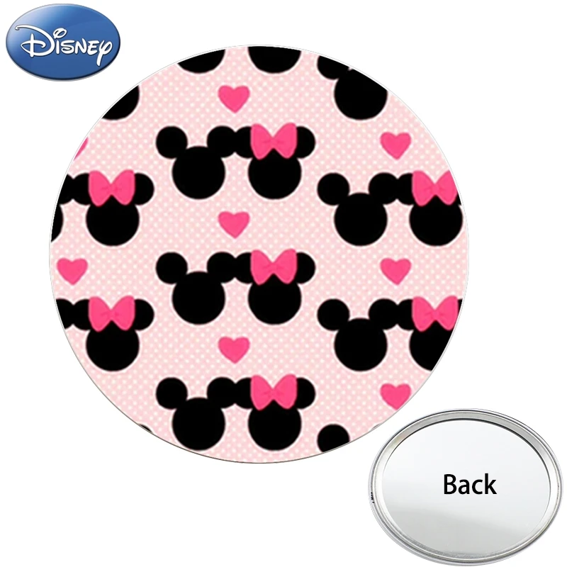 

Disney Mickey Mouse Single-Sided Photo Printed Pocket Mirror Minnie Mouse Compact Portable Makeup Purse Mirrors for Women DSY157