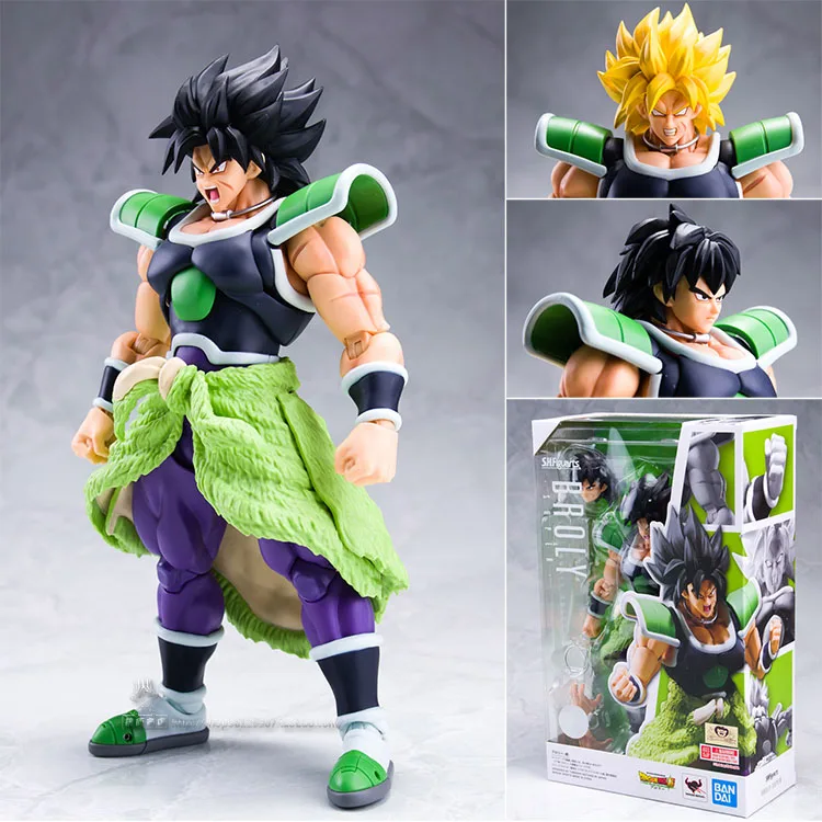 

Bandai Original Dragon Ball Super Broly Action Figure Anime Figures Broli Shf Figurine Pvc Statue Collectible Model Toy Gift