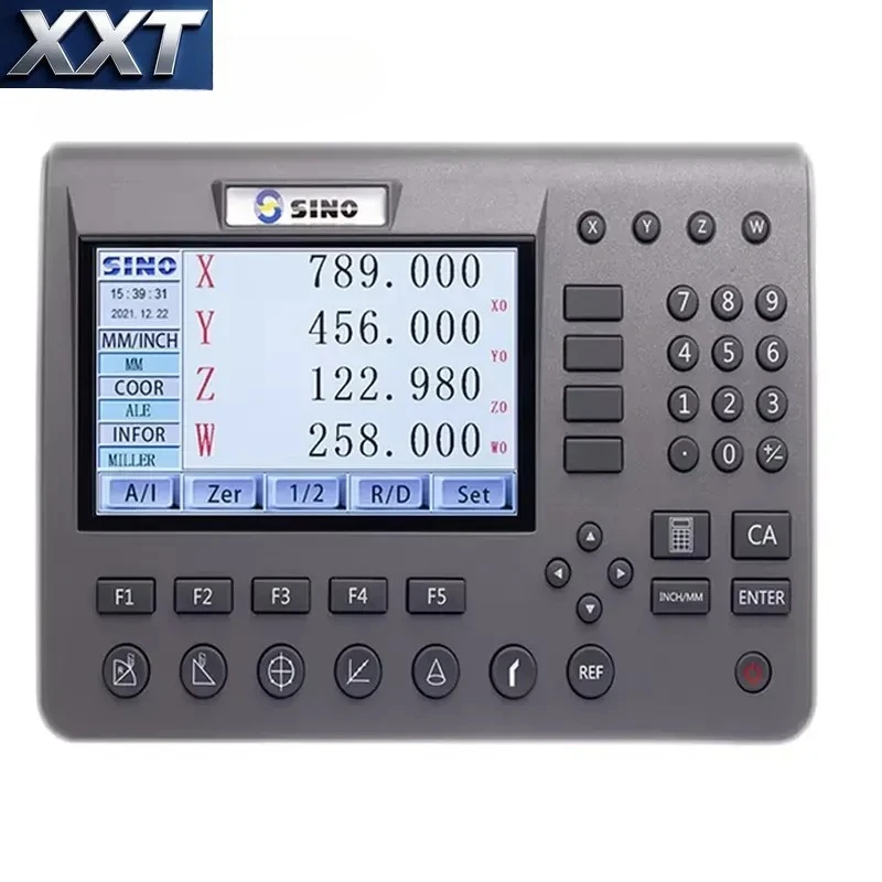 Фото 4-осевой цифровой дисплей XXT SINO SDS200 DRO с линейным энкодером, разрешение 1 мкм/5 мкм, для токарного станка №3