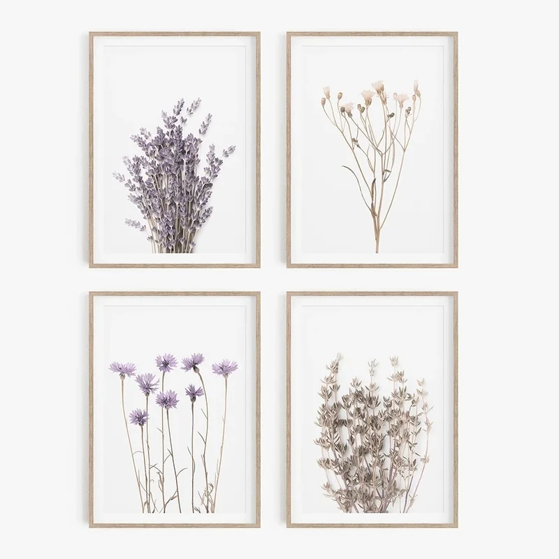 

Лавандовый эвкалипт, ботанические цветы, постеры, Картина на холсте, настенные художественные принты, картины для гостиной, фермерского дом...