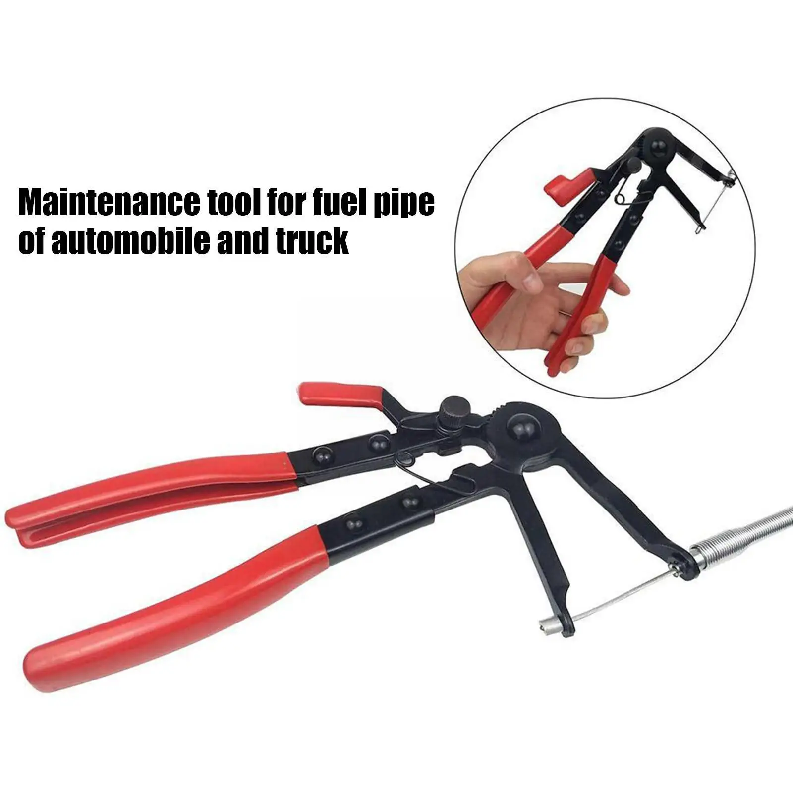 

Auto Vehicle Tools Cable Type Flexible Wire Long Reach Hose Tube Clamp Pliers For Car Repairs Equipment Pipe Tools B9d3