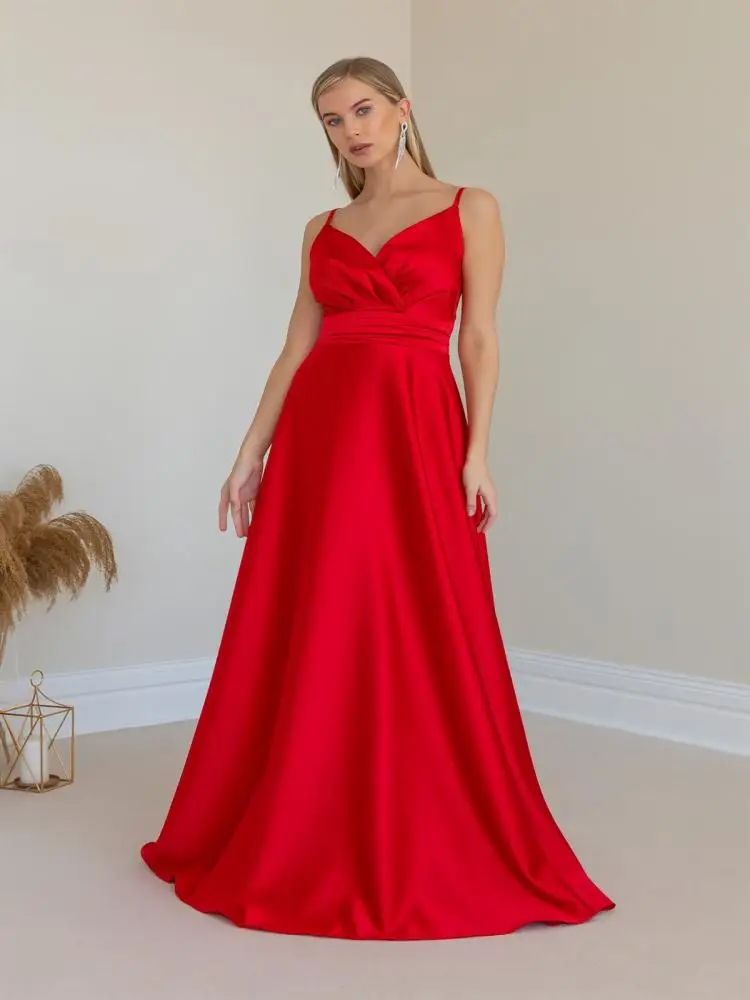 

Burgundy Bridesmaid Dress Woman Sexy Sweetheart Split Spaghetti Straps Evening Party Gown Elegant Full Length Vestido De Gala