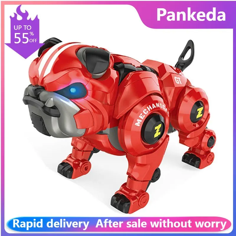 

2023 NEW Intelligent Touch Sensing Programming Stunt Mechanical Dog Parent-child Interaction Touch Sensing Children's Toy Dog