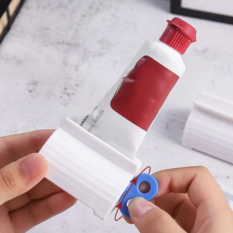 

2023NEW Tube Squeezer Press Manual Squeezer Clip-on Toothpaste Lazy Tooth Paste Holder Facial Cleanser Squeezer Bathroom Tool