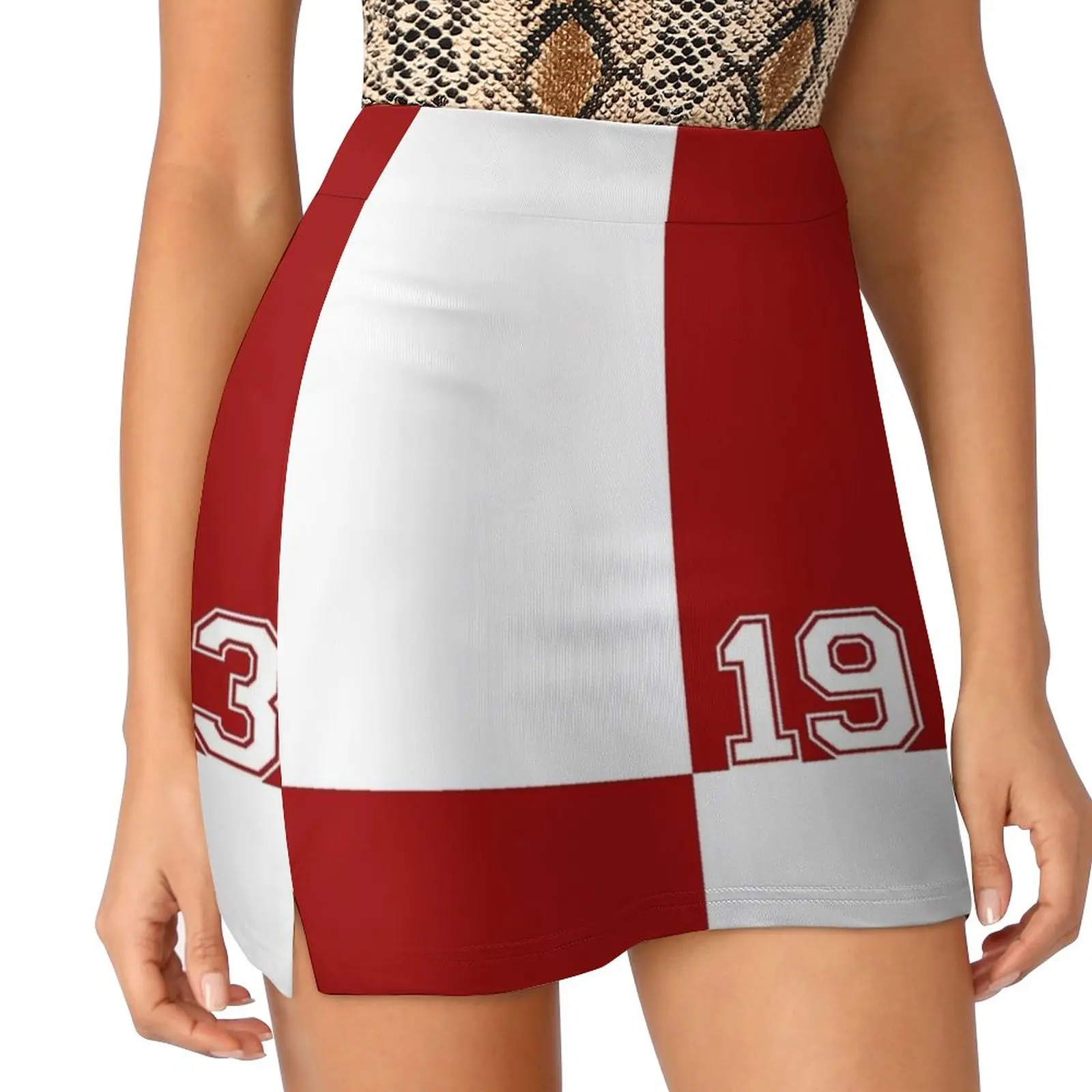 The Crimson Block By Heavennezcree Юбки Женская мода 2022 брючная юбка мини-юбки офисная короткая