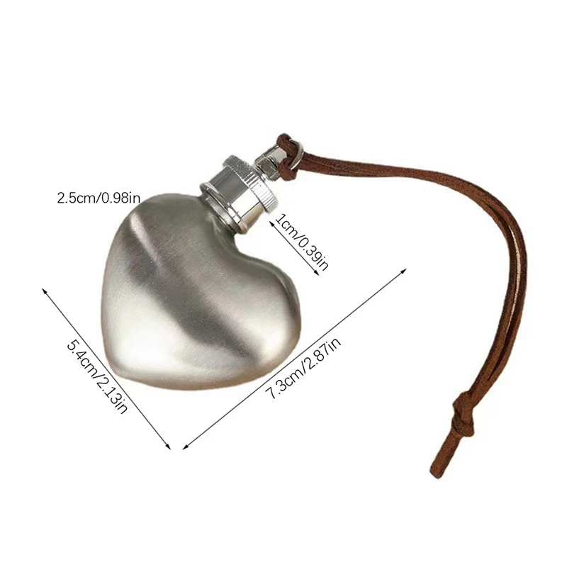 

Портативная фляга из нержавеющей стали в форме сердца