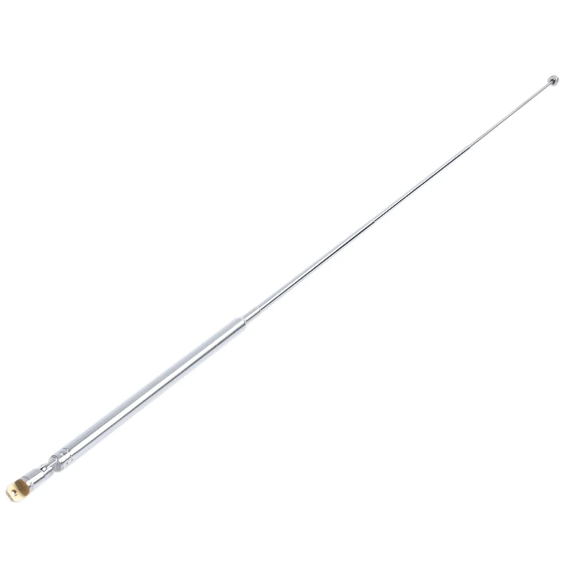 

2X Metal Part 7 Telescopic AM, FM Radio Antenna Length 75 Cm Long Silver