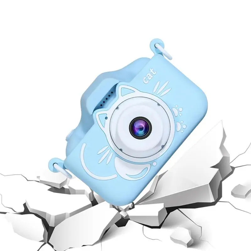 

Чехол для цифровой камеры для детей, защитный силиконовый чехол для детской видеокамеры, водонепроницаемый чехол для подарка на день рожде...