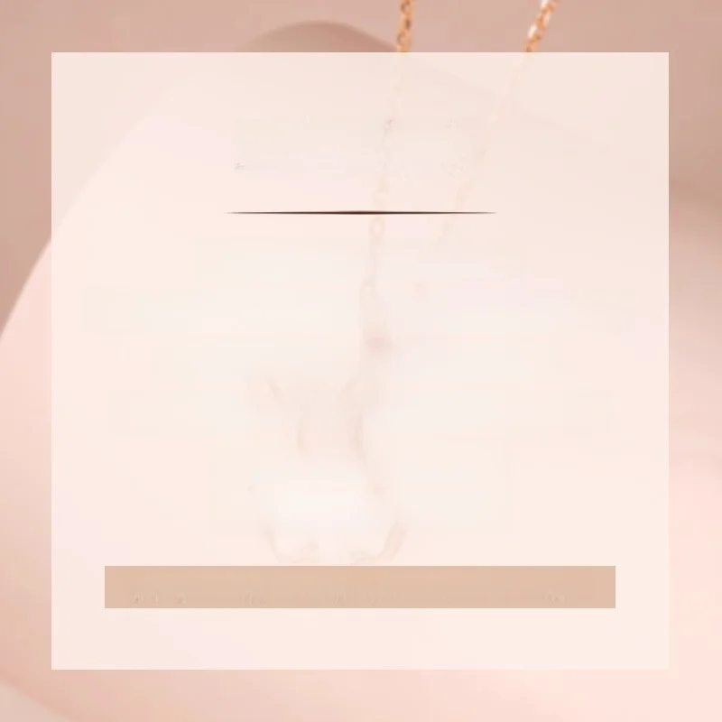 [Purica] Женское ожерелье Sansheng Lucky из стерлингового серебра 999 пробы новинка 2024