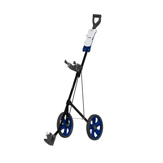 2-Wheel Golf Push Cart - Lightweight Folding Walking Roller Trolley Bag Storage