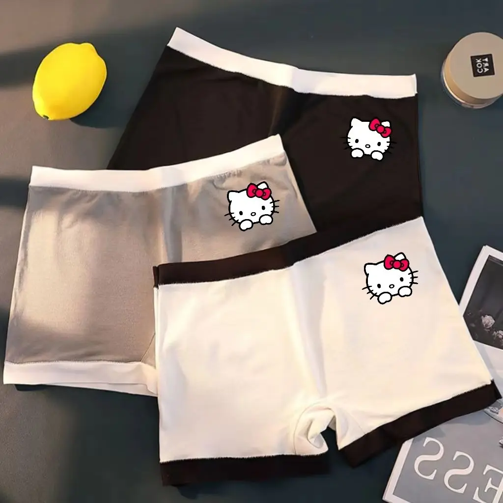 

Sanrios Hello Kitty One-Piece Seamless Modal Cotton Safety Pants Women Safety Shorts Boxer Briefs Underwear Under Skirt Shorts