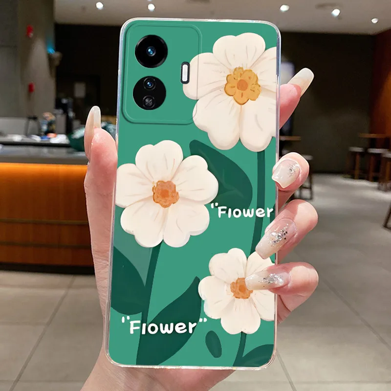 Фото Чехол для vivo Y77 Y77e iQOO Z6 Lite 5G, новый дизайн, роскошный модный чехол с бабочками и цветами, прозрачный силиконовый мягкий чехол из TPU, задняя крышка. №3