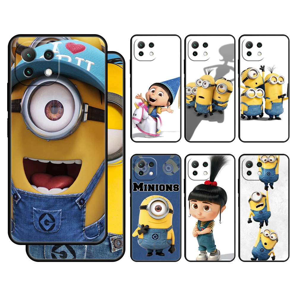 

Despicable Me Minions Cute Case Cover for Xiaomi Mi 12 11 Lite 11T 9T 10T Note 10 K40 Pro K50 K40s Gaming Protection Trend