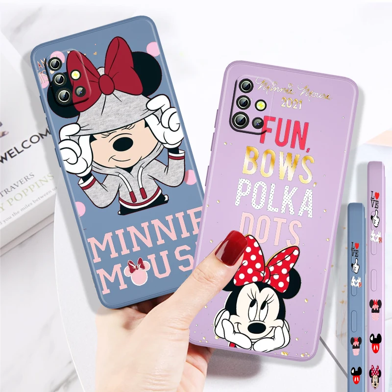 

Disney Minnie Cool Art For Samsung A73 A71 A53 A51 A31 A21S A52 A32 A22 A13 A12 A50 A30 A20 A03S Liquid Left Rope Phone Case