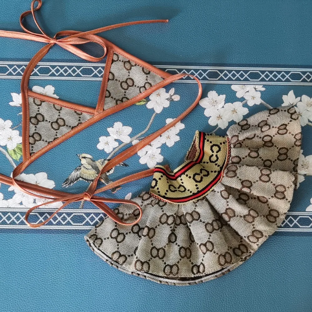 

Funny Pet Cat Dog Bikini Suit Pet Clothing Fashion Clothing For Cats Beach Skirt Cat Clothes Outdoor Cute For Small Breeds Dogs
