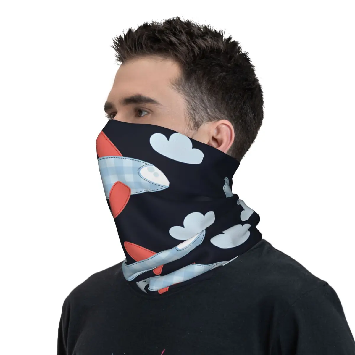 Детский шарф-платок из полиэстера