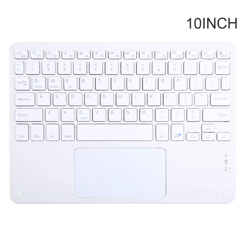 

7/9/10 дюйм (ов) Беспроводной Bluetooth легкая клавиатура с тачпадом ваш мобильный телефон или планшет, даже во время отдыха на природе клавиатура П...