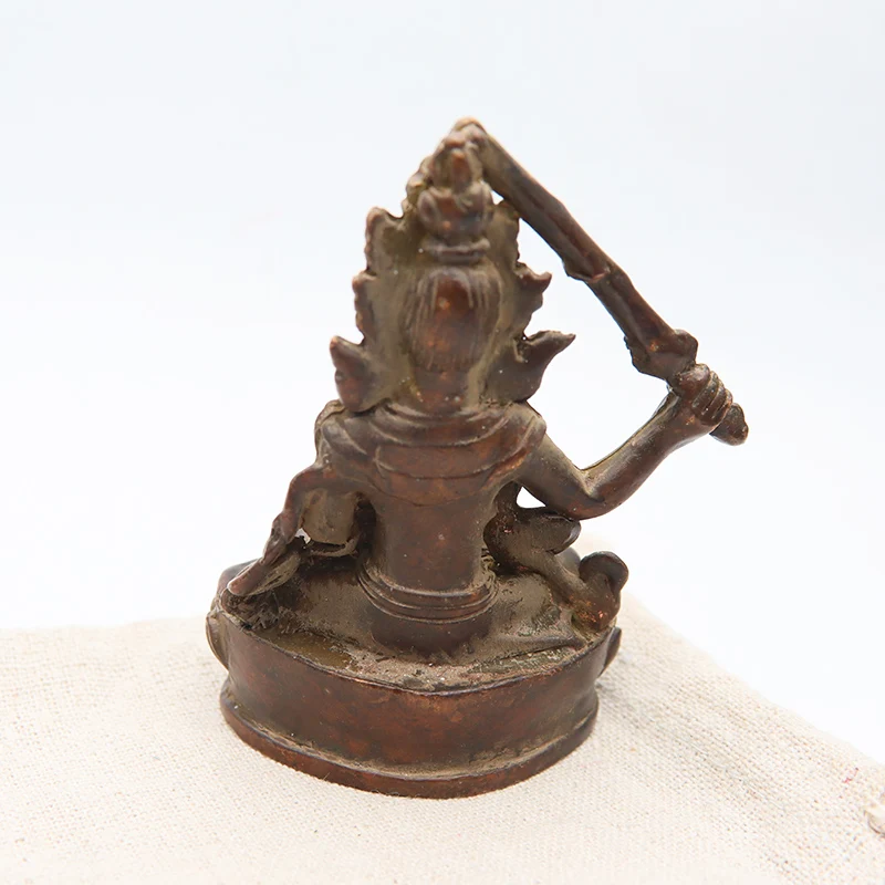 Модная бронзовая тибетская буддистская искусственная кожа китайская коллекция