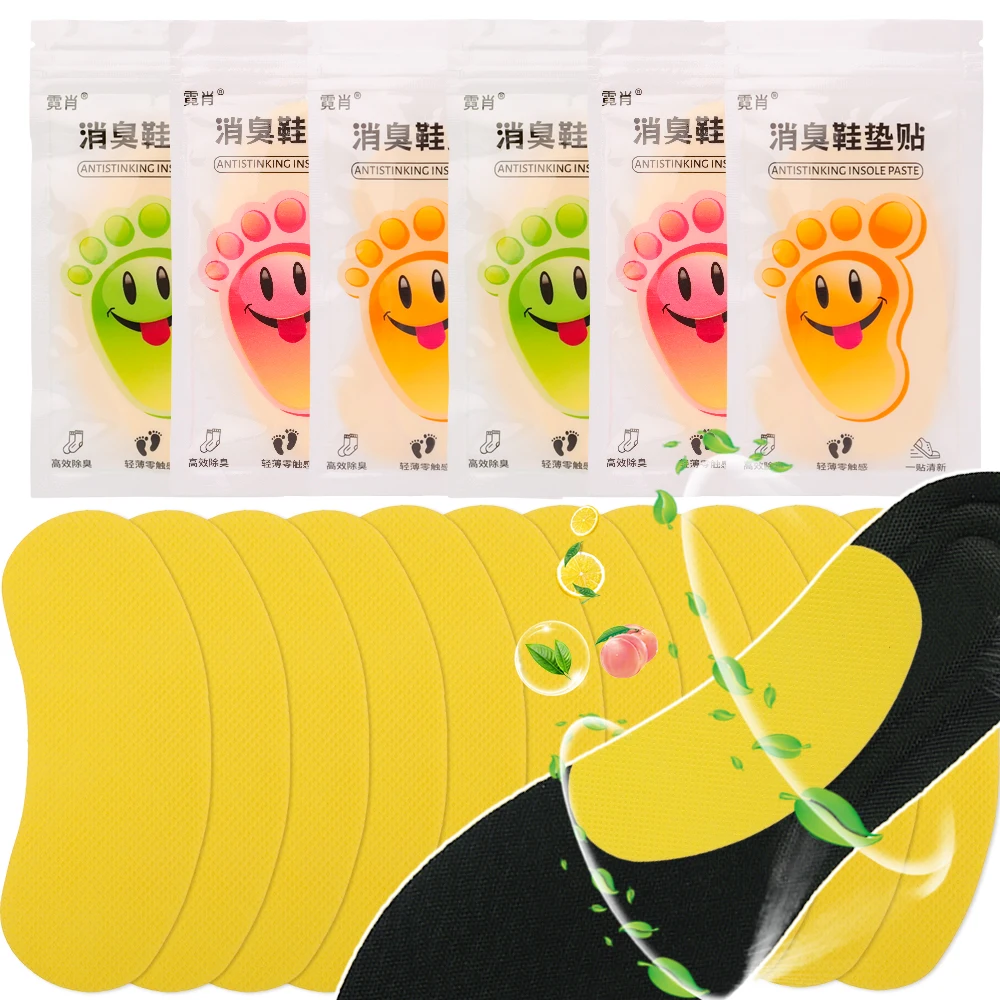 Дезодорант для удаления запаха обуви пластырь со вкусом лимона дезодоранты от