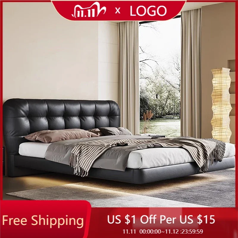 Эстетические кровати для отдыха роскошные каркасные с держателями спальни