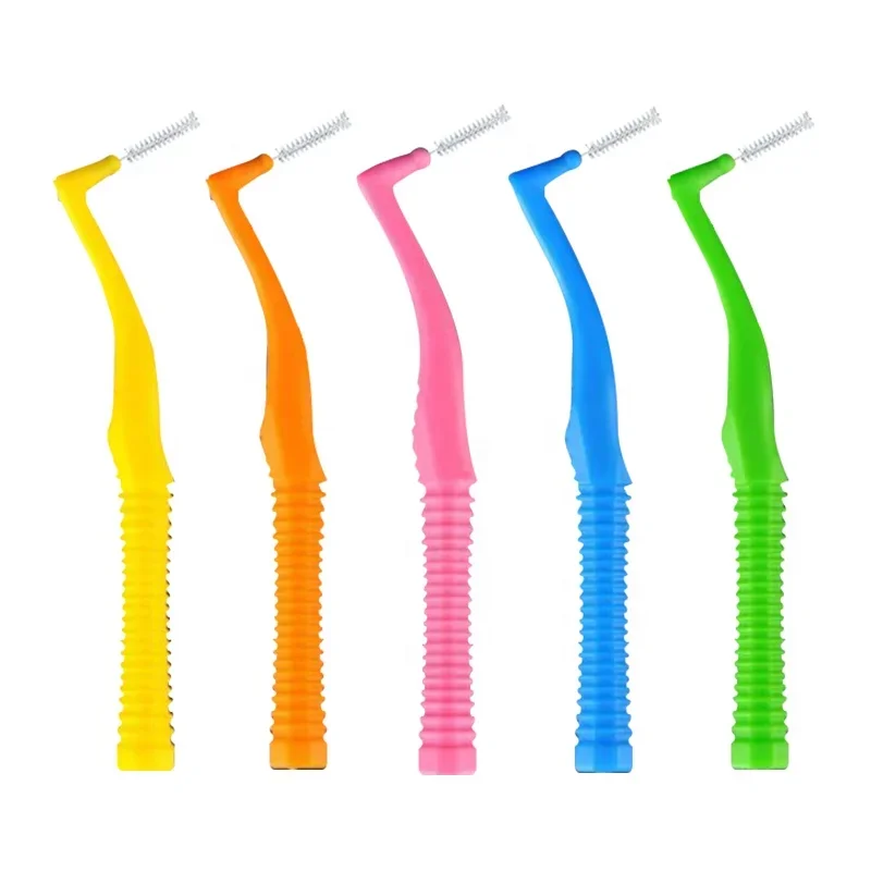 

20Pcs/set L Shaped Interdental Brush Floss Interdental Cleaners Orthodontic Teeth Brush Toothpick Oral Hygiene Clean Care Tool