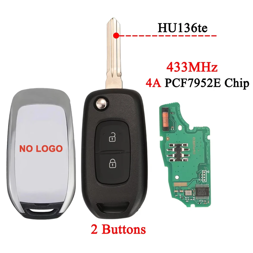 

Пульт дистанционного управления CWTWB1G767 433 МГц 4A PCF7961M для Renault Key Dacia Logan Kadjar Captur Megane 3