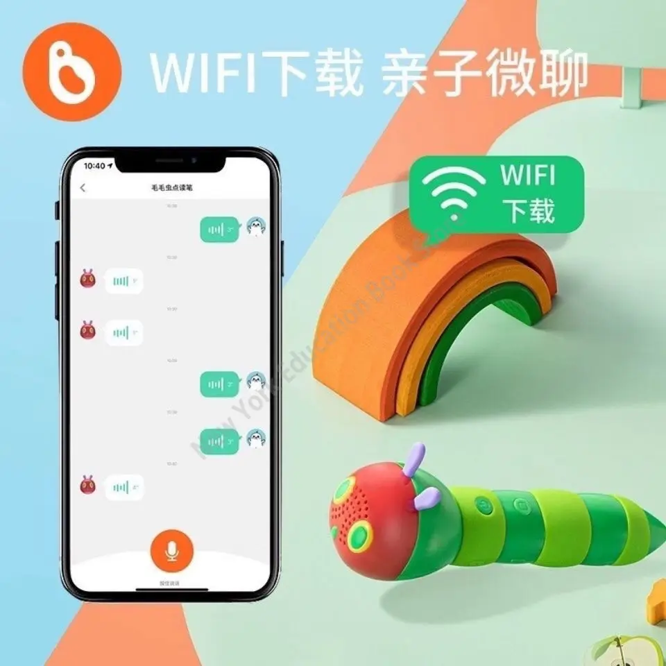 Tanie Oryginalna Wersja Caterpillar Wifi Dziecięcy Długopis Czytający 32G Duża Pamięć Dziecięca Oxford Długopis Czytający Długopis Na Prezent