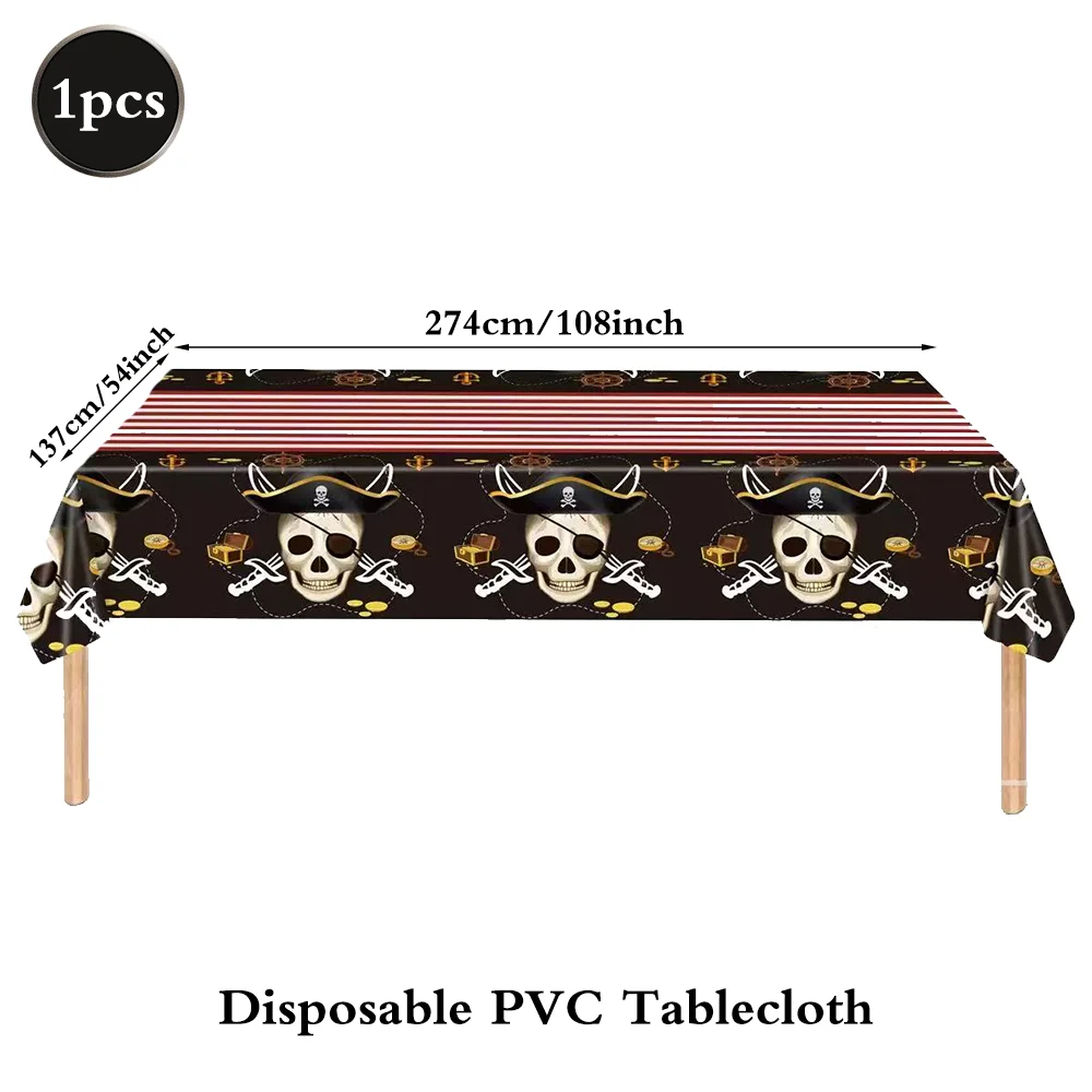 

Одноразовая посуда для пиратской вечеринки EsenTroye