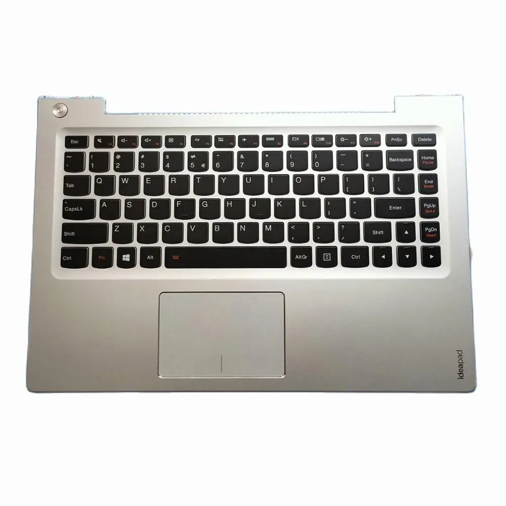 

New Original Lenovo Ideapad U330 U330P U330T Laptop US English Keyboard Bezel Palmrest Topcase Upper Cover Silver