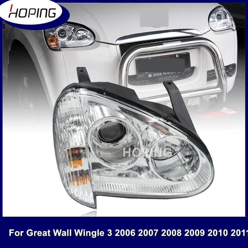 

Hoping Front Headlight Headlamp For Great Wall Wingle 3 2006 2007 2008 2011 Frong Light Manual Electric