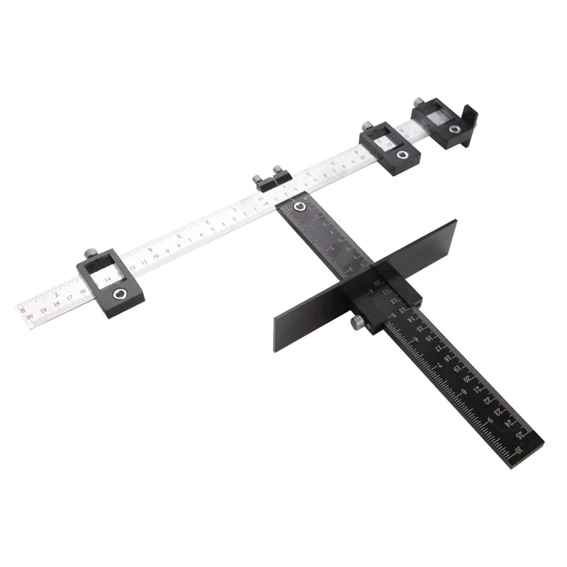 

New Handle Hole Locator Multifunctional Furniture Woodworking Hole Locator Adjustable Hole Locator