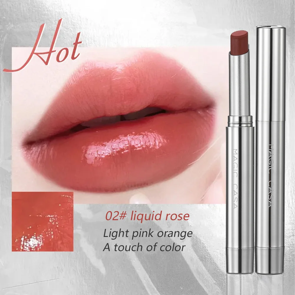 Увлажняющая губная помада ELECOOL красный шелковистый крем для губ стойкий