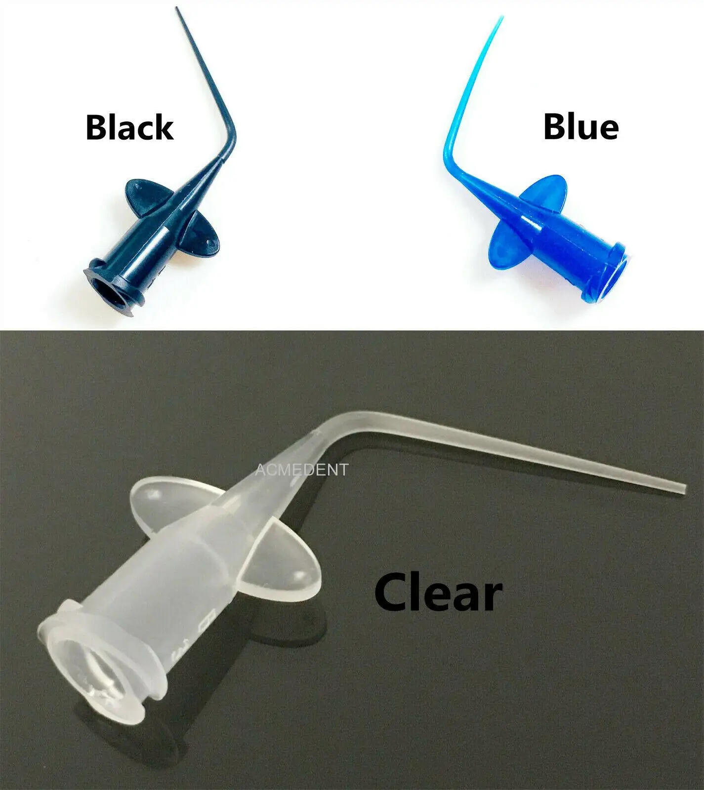 

1000pcs Dental Disposable Irrigation Syringe Tip Endo Oral Needle Tip Plastic 3 Color