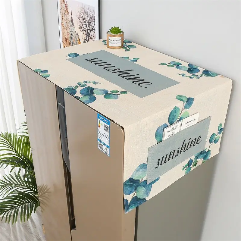 Zhen Jianliang'S Refrigerator Cover Cloth, Refrigerator Dust Cover, Single Door Double Door Fabric, Washing Machine Cover, Micro