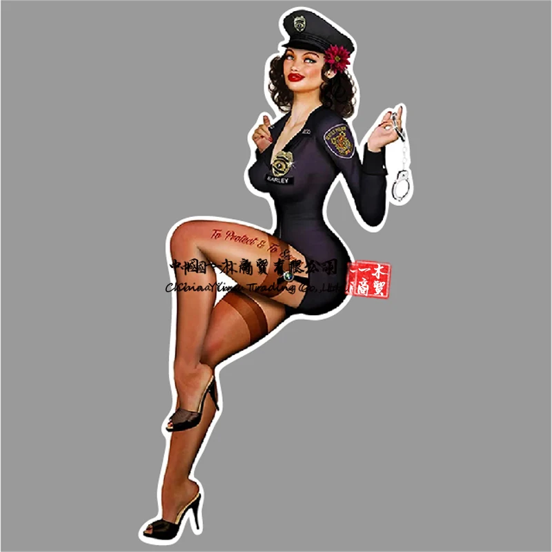 

Сексуальные женские полицейские чулки на высоких каблуках