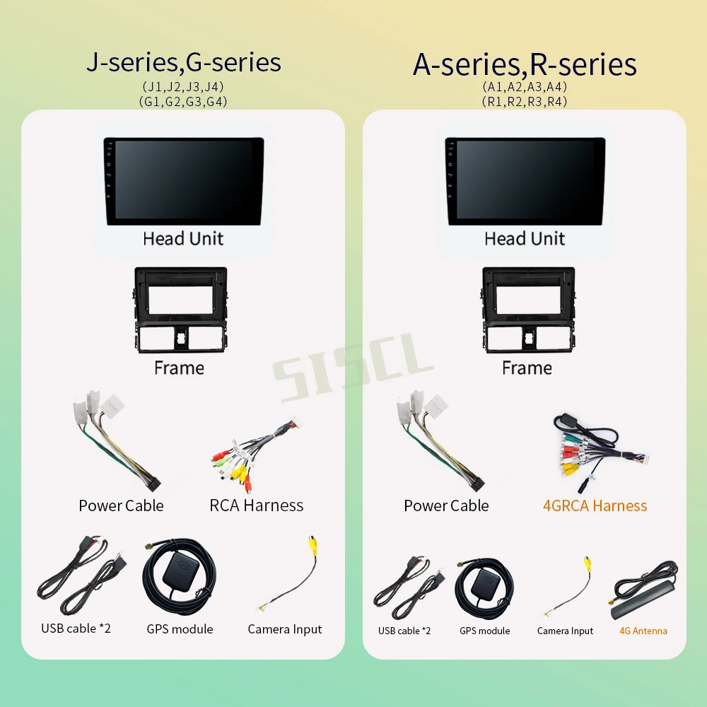 2 Din Android для Toyota Vios Yaris 2013 2014 2015 2016 Автомобильный радиоприемник Мультимедийный