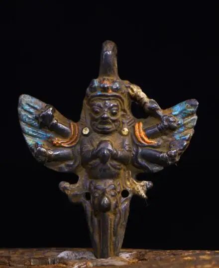 

Статуэтка Тибетского храма из меди