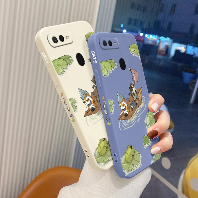 

Side-printed Phone Case For OPPO A9 A5 A7 A5S A3S A12 A15 A15S A16 A54 A74 A31 A33 A53 2020 A72 A83 A92 4G 5G Silicone Cover
