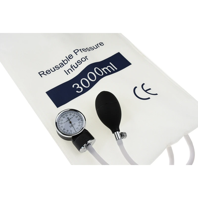 Инфузионный мешок под давлением 4 размера 500 мл 1000 3000 5000 с клапаном и колбуком для