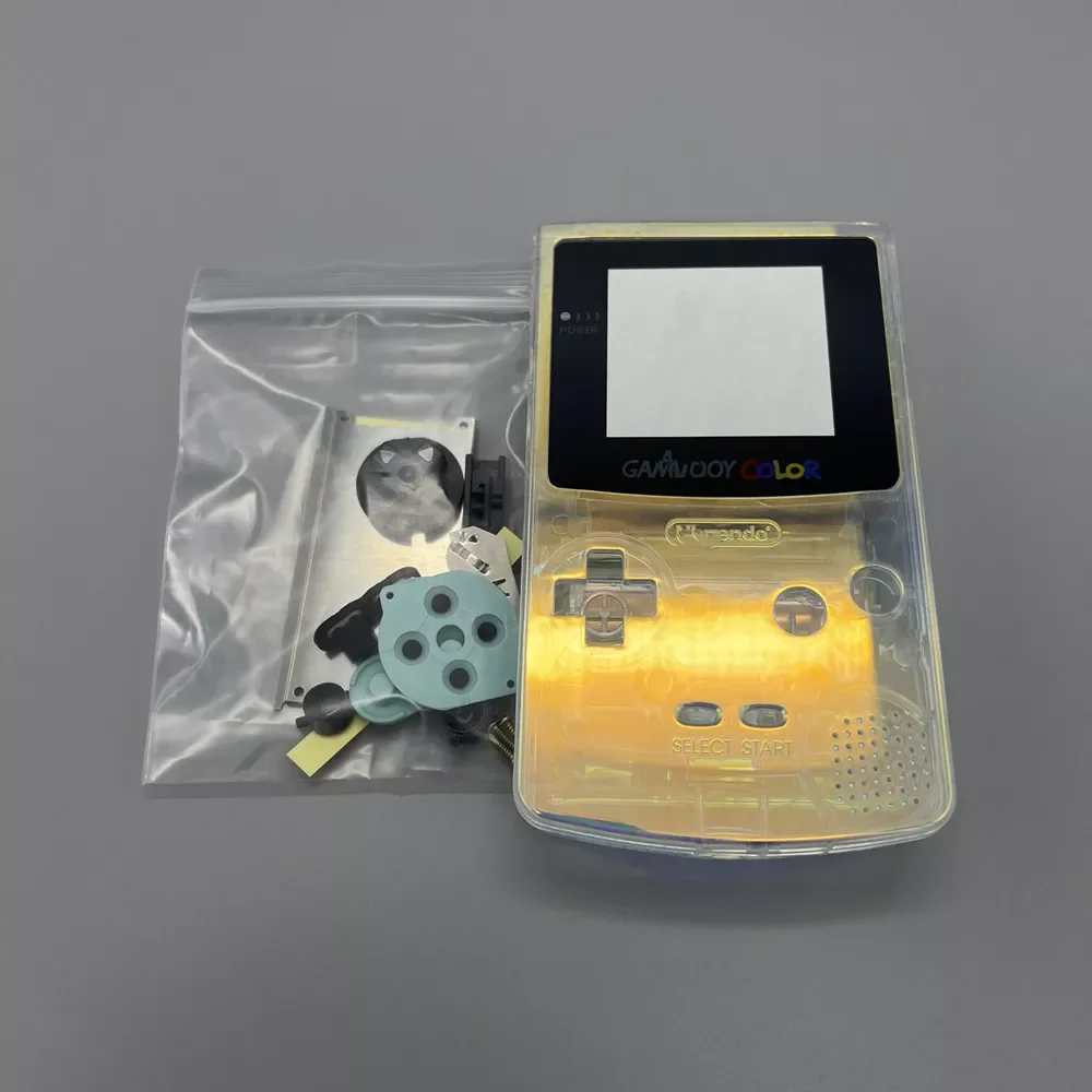 

High quality shell kit for Gameboy COLOR GBC. Suitable for GBC 2.6-inch 2.45-inch 2.2-inch LCD