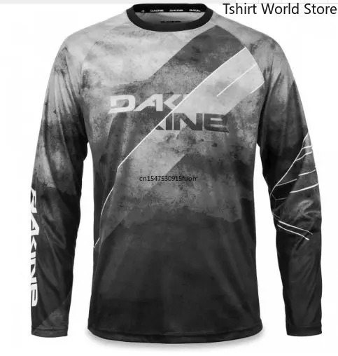 

New Summer Mountain bike off-road sports long-sleeved MTB moisture-wicking men's Racing 2023 Road Sports Jersey
