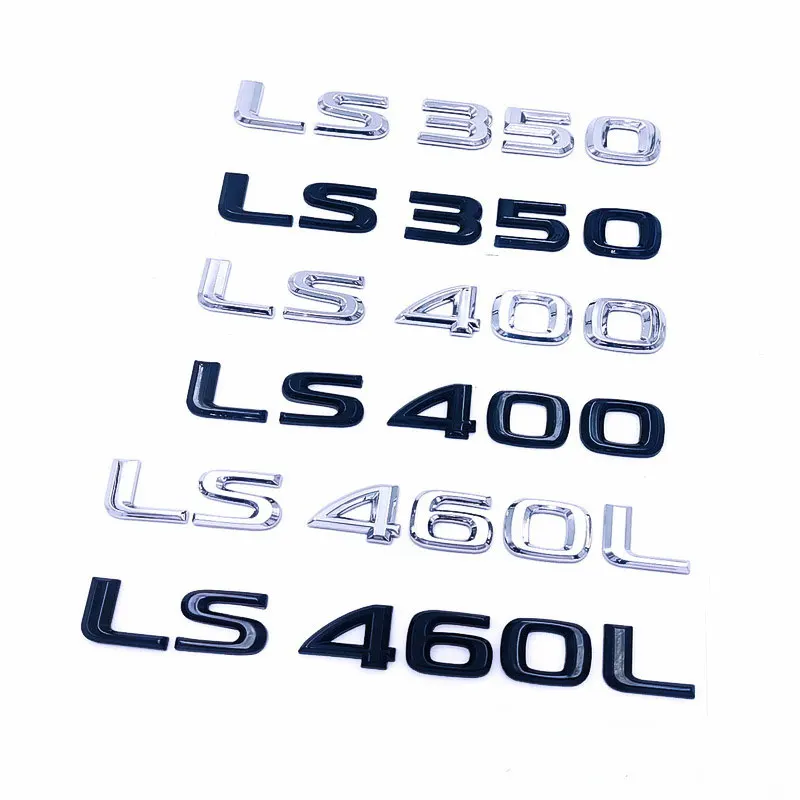 

LX470 LC500h LS400 LS500h RX350 RX450hL NX200t LM300h UX250h IS300 CT ES number car stickers for Lexus trunk tail modified decal